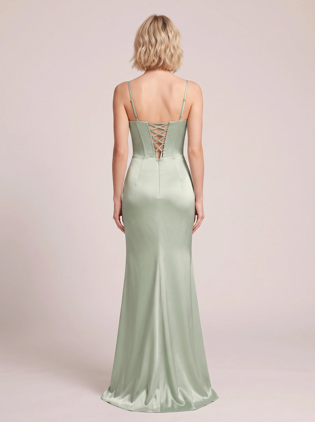 Dravyn Corset Maxi Dress – Satin Cowl Neck Formal Evening Women Wedding Guest Floor-Length Maxi Dress