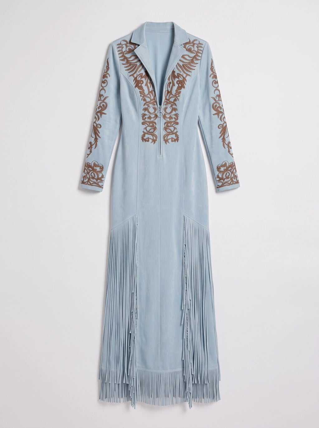 Frinscade Embellished Maxi Dress – Women Formal Wedding Guest Party Evening Long Sleeve Maxi Dress