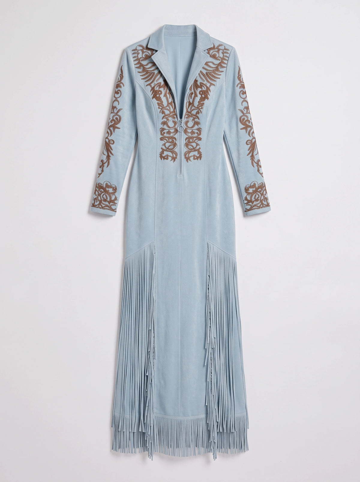Frinscade Embellished Maxi Dress – Women Formal Wedding Guest Party Evening Long Sleeve Maxi Dress