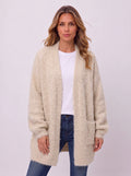 Fluffex Oversized Longline Cardigan – Chunky Knit Cardigan Sweater Women Oversized Fluffy Longline Cardigan