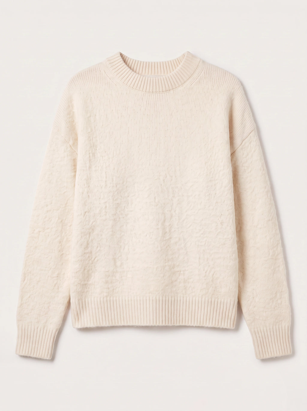 Droshel Oversized Crew Neck Jumper – Knitted Sweater Women Casual Autumn Winter Ribbed Relaxed Fit Pullover