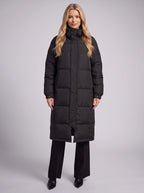 Chante Longline Padded Puffer Coat – Women Quilted Oversized Winter Casual Jacket