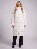 Chante Longline Padded Puffer Coat – Women Quilted Oversized Winter Casual Jacket