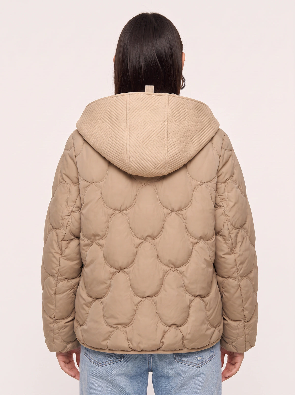 Quillow Cropped Puffer Jacket – Quilted Padded Hooded Women Casual Autumn Winter Coat