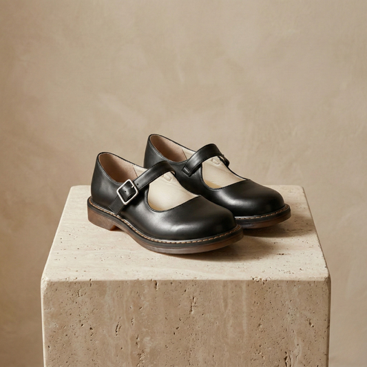 Nina Vintage Leather Mary Janes