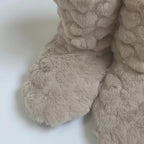 Quilge Fleece Slipper Boots – Women Fluffy Faux Fur Lined Cosy House Indoor Winter Warm Slippers