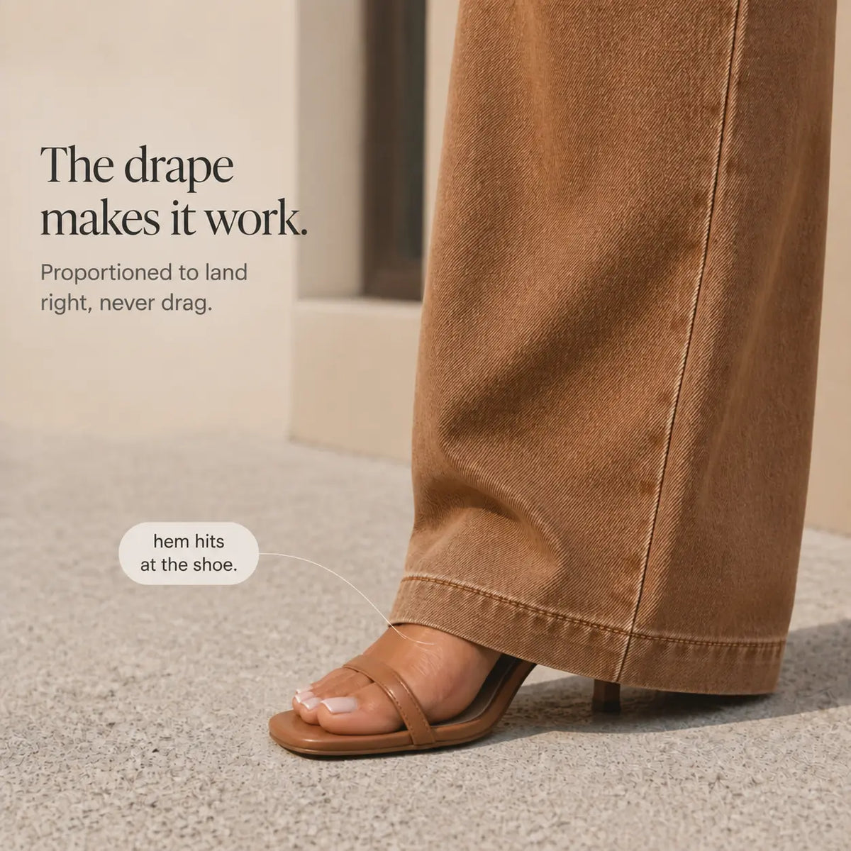 Threama High-Rise Wide-Leg Jeans – Denim Women Casual Workwear Vintage Retro 70s Wide-Leg Trousers