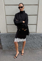 Folwick Funnel Neck Windbreaker – Oversized Puffer Jacket Women Padded Casual Streetwear Coat
