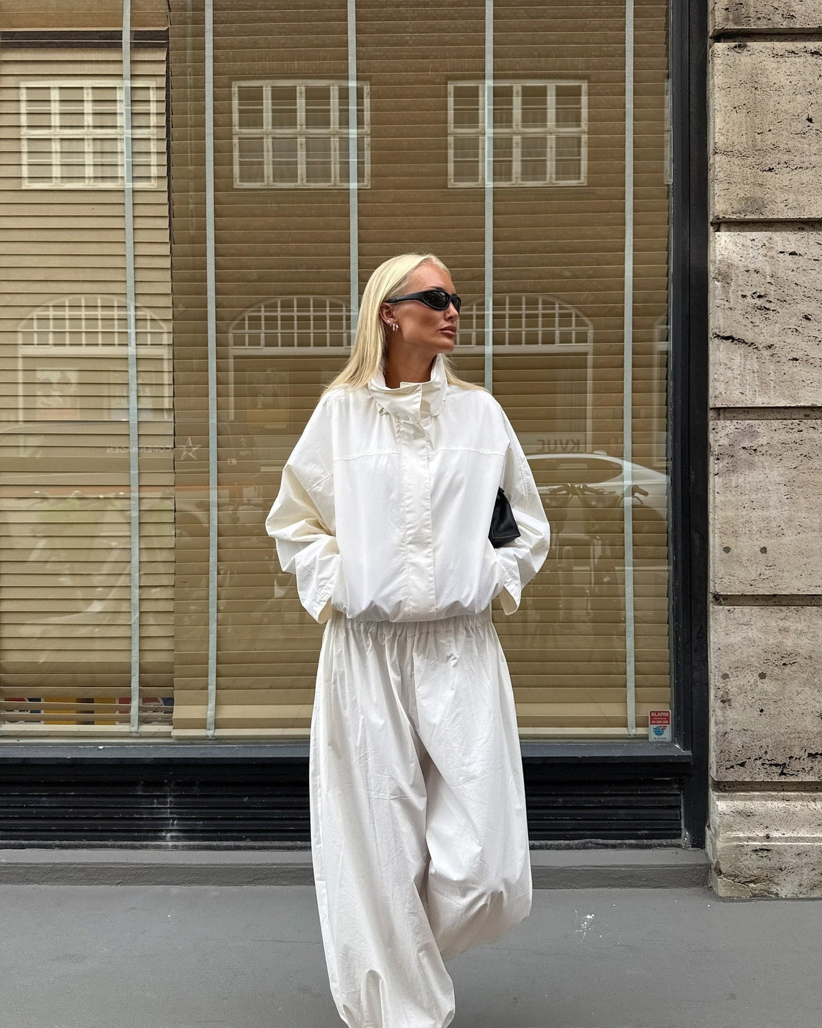Folwick Funnel Neck Windbreaker – Oversized Puffer Jacket Women Padded Casual Streetwear Coat