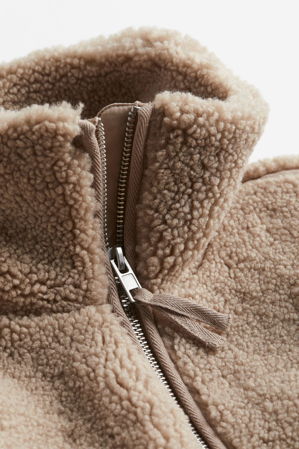 Dropela Oversized Teddy Jacket – Fleece Zip Up Women Casual Streetwear Cosy Autumn Winter Jacket