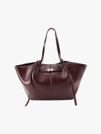 Turnloque Structured Faux Leather Shopper Bag – Women Tote Shoulder Bag Office Work Everyday Large Handbag