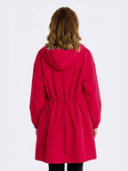 Longlynn Longline Hooded Coat – Oversized Water Resistant Women Casual Windbreaker Rain Jacket