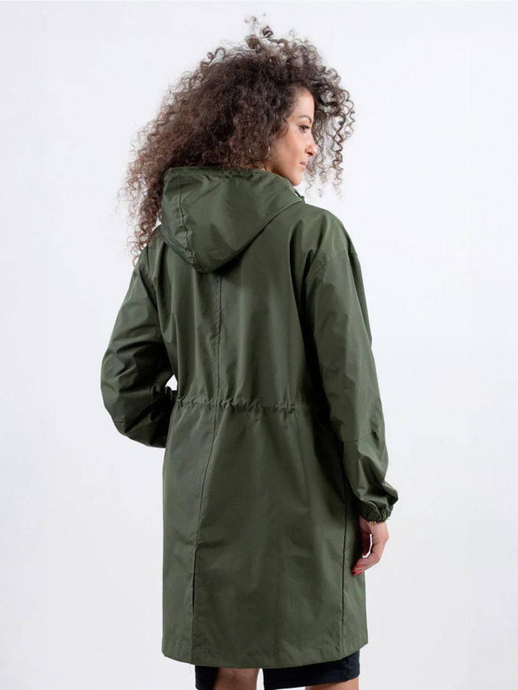 Longlynn Longline Hooded Coat – Oversized Water Resistant Women Casual Windbreaker Rain Jacket