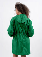 Longlynn Longline Hooded Coat – Oversized Water Resistant Women Casual Windbreaker Rain Jacket