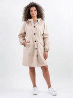 Longlynn Longline Hooded Coat – Oversized Water Resistant Women Casual Windbreaker Rain Jacket
