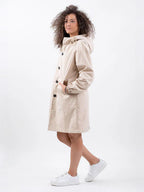 Longlynn Longline Hooded Coat – Oversized Water Resistant Women Casual Windbreaker Rain Jacket