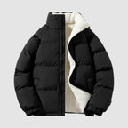 Quilten Oversized Cropped Puffer Jacket – Quilted Winter Women Puffer Coat Sherpa Lined Casual Streetwear