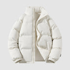 Quilten Oversized Cropped Puffer Jacket – Quilted Winter Women Puffer Coat Sherpa Lined Casual Streetwear